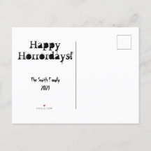 Merry Creepmas Horror Weihnachten Custom Postcard