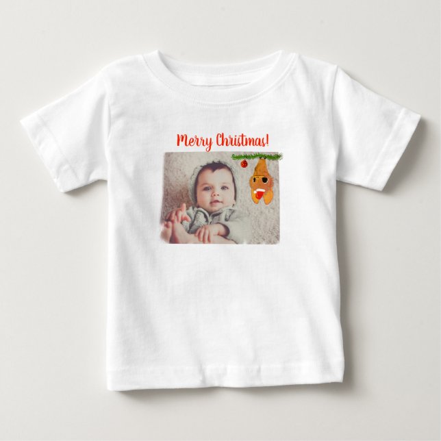 Merry Cristmas Shirt Babygeschenk (Vorderseite)