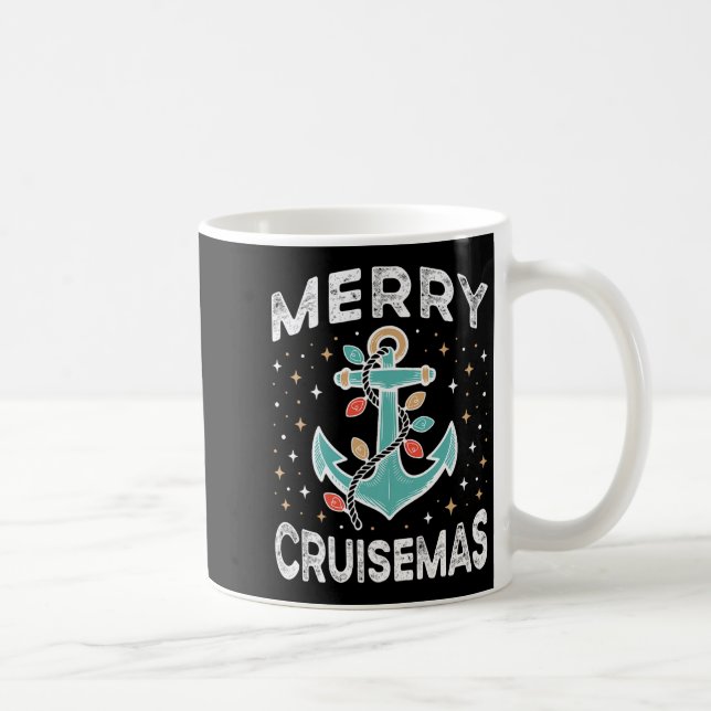 Merry Cruise-mas Matching Family Christmas Cruise  Kaffeetasse (Rechts)