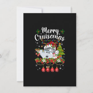Merry Cruisemas 2022 Cruise Weihnachtsmannmütze Re Einladung
