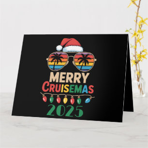 Merry Cruisemas 2025 Personalisierte Weihnachtsrei Karte