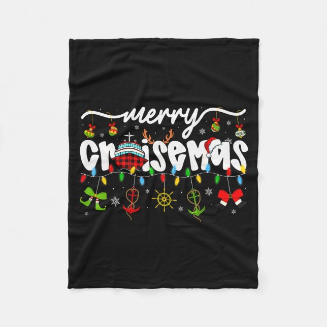 Merry Cruisemas Christmas Family Cruisin Cruise Lo Fleecedecke (Vorderseite)