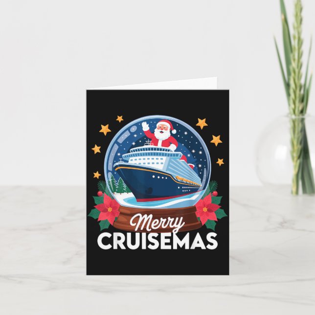 Merry Cruisemas Christmas Family Cruisin Funny Cru Karte (Vorderseite)