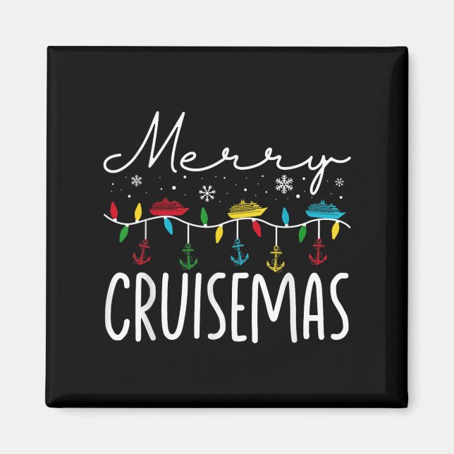 Merry Cruisemas Christmas Family Cruisin Funny Cru Magnet (Vorne)