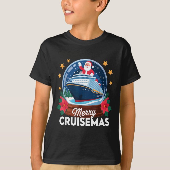 Merry Cruisemas Christmas Family Cruisin Funny Cru T-Shirt (Vorderseite)