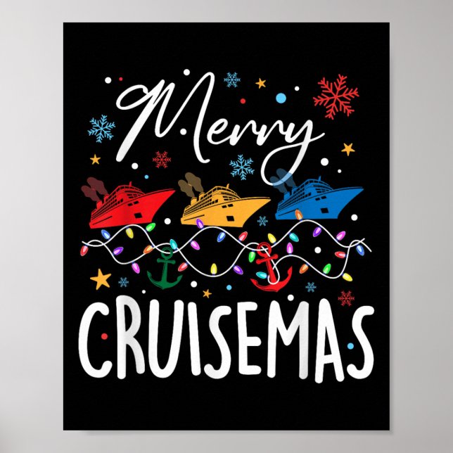 Merry Cruisemas Christmas Family Cruising Squad Xm Poster (Vorne)