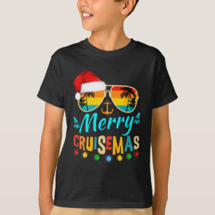 Merry Cruisemas Christmas Santa Reindeer Kreuzfahr T-Shirt