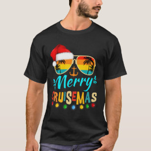 Merry Cruisemas Christmas Santa Reindeer Kreuzfahr T-Shirt