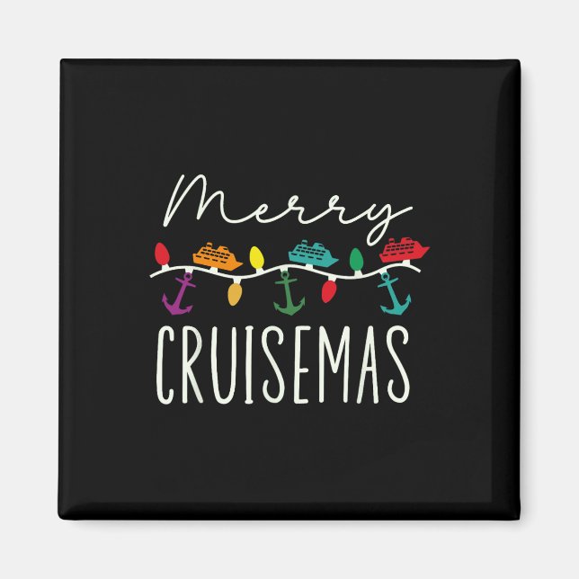 Merry Cruisemas Cruise Weihnachten Weihnachten Paj Magnet (Vorne)