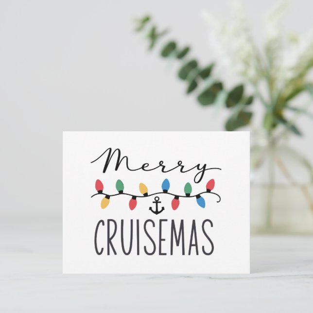 Merry Cruisemas Familie Weihnachten Kreuzfahrt (Stehend Vorderseite)