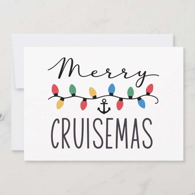 Merry Cruisemas Family Christmas Cruise Trip  Einladung (Vorderseite)