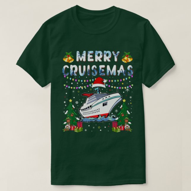 Merry Cruisemas Family Cruise Weihnachten 2021 Fun T-Shirt (Design vorne)