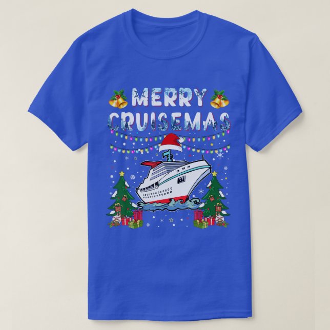 Merry Cruisemas Family Cruise Weihnachten 2021 Fun T-Shirt (Design vorne)