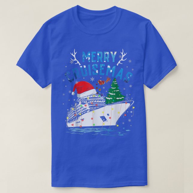Merry Cruisemas Family Cruise Weihnachten 2022 Son T-Shirt (Design vorne)