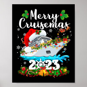 Merry Cruisemas Family Cruise Weihnachten 2023 Spa Poster