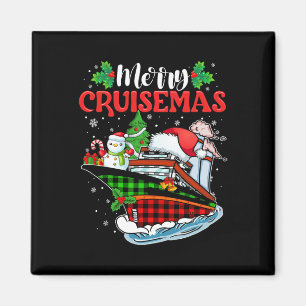 Merry Cruisemas Family Cruise Weihnachtsspass Magnet