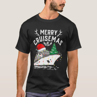 Merry Cruisemas Funny Cruise Ship Familie Weihnach T-Shirt