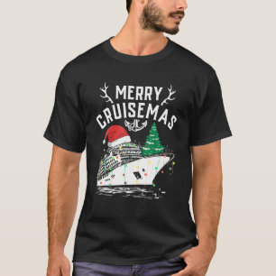 Merry Cruisemas Kreuzfahrtschiff Familie Weihnacht T-Shirt