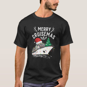 Merry Cruisemas Kreuzfahrtschiff Familie Weihnacht T-Shirt