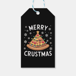 Merry Crustmas Pizza Weihnachtsbaum Weihnachtsgesc Geschenkanhänger