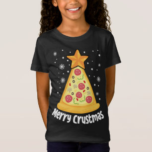 Merry Crustmas Pizza Weihnachtsbaum Xmas Geschenk T-Shirt