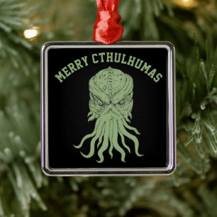 Merry Cthulhumas Lovecraft Cthulhu Ornament Aus Metall