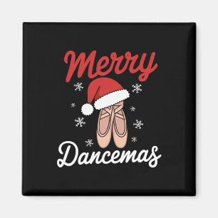 Merry Dancemas Byllet Dancer Doacher Weihnachtsman Magnet
