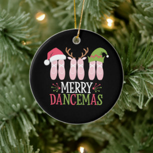 Merry Dancemas Weihnachtsballett Schuhe tanzen Keramik Ornament