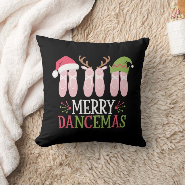Merry Dancemas Weihnachtsballett Schuhe tanzen Kissen (Decke)