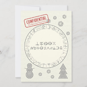 Merry Decryptmas Feiertagskarte