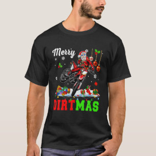 Merry Dirtmas WeihnachtsLICHT Weihnachtslieder Wei T-Shirt