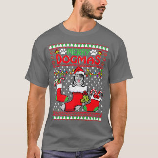 Merry Dogmas Australischer Rind Hund Funny Ugly Ch T-Shirt