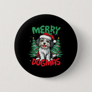 Merry Duckmas Funny Christmas Duck Lover 1 Button