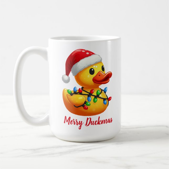 Merry Duckmas, Weihnachten mit dem Weihnachtsmann- Kaffeetasse (Links)