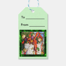 Merry Elves Wrapping Present-Tags Geschenkanhänger