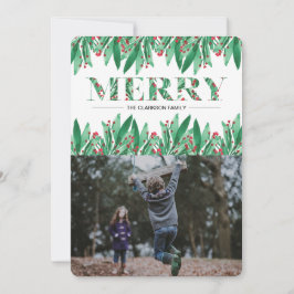 MERRY FEIERTAGSKARTE