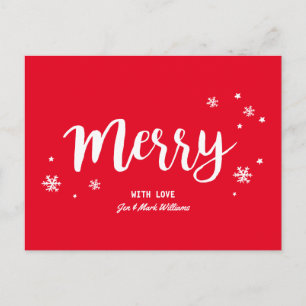 Merry Feiertagspostkarte