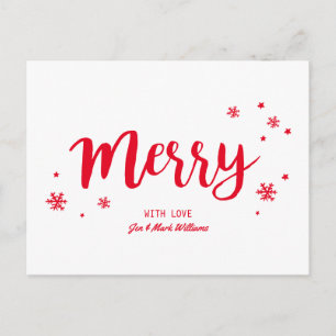Merry Feiertagspostkarte