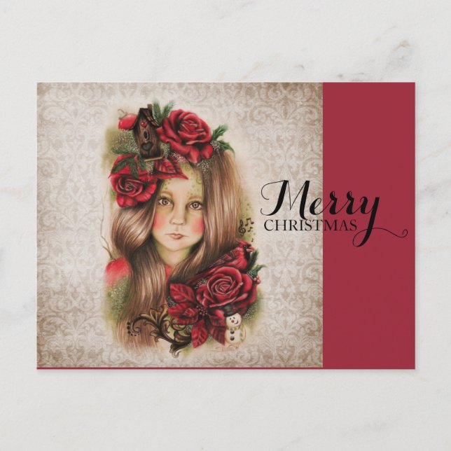 Merry Feiertagspostkarte (Vorderseite)