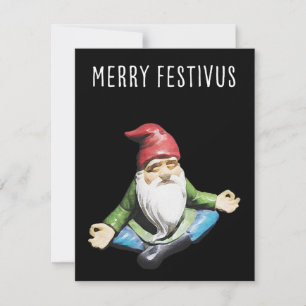 Merry Festivus Gnome Weihnachtskarte Karte