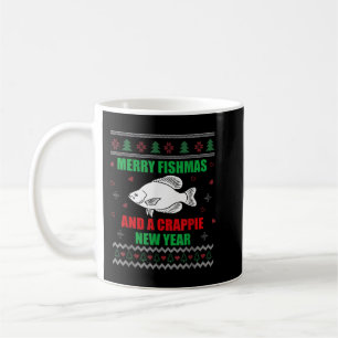 Merry Fishmas Fish Fisherman Ugly Christma Kaffeetasse