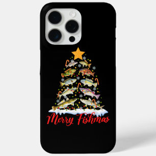 Merry Fishmas Funny Christmas Tree Lights Fish Fis Case-Mate iPhone Hülle
