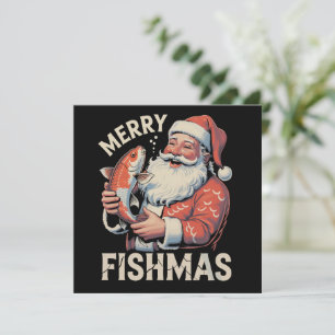 Merry Fishmas Funny Christmas Weihnachten Weihnach