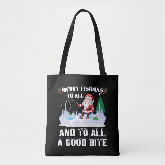 Merry Fishmas Funny Fish Fish Fishing Fisherman Xm (Vorderseite)