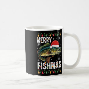 Merry Fishmas Funny Fishing Christmas Pajama Fishe Kaffeetasse
