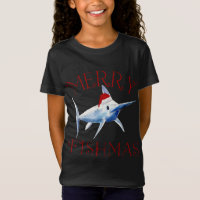 Merry Fishmas Marlin Weihnachtsmannmütze Weihnacht