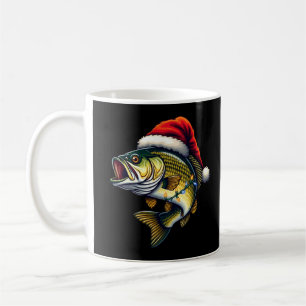 Merry Fishmas Santa Fishing Lovers Funny Fisherman Kaffeetasse