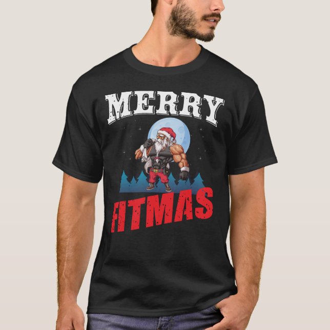 merry fitmas T-Shirt (Vorderseite)