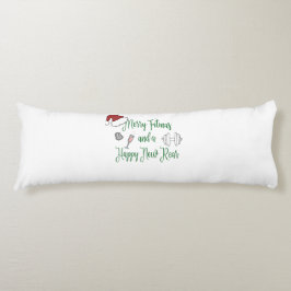 Merry Fitmas und ein glücklicher neuer Rücken Seitenschläferkissen