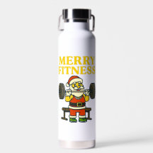 Merry Fitness Santa Gym Wasserflasche